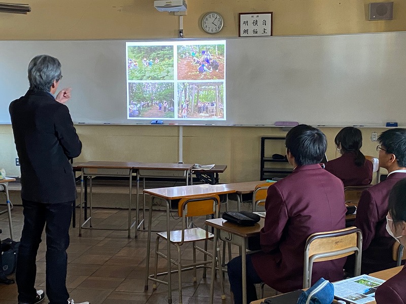 １２月4日活動報告／愛媛県立丹原高等学校にて出前授業を担当させて頂きました。の画像